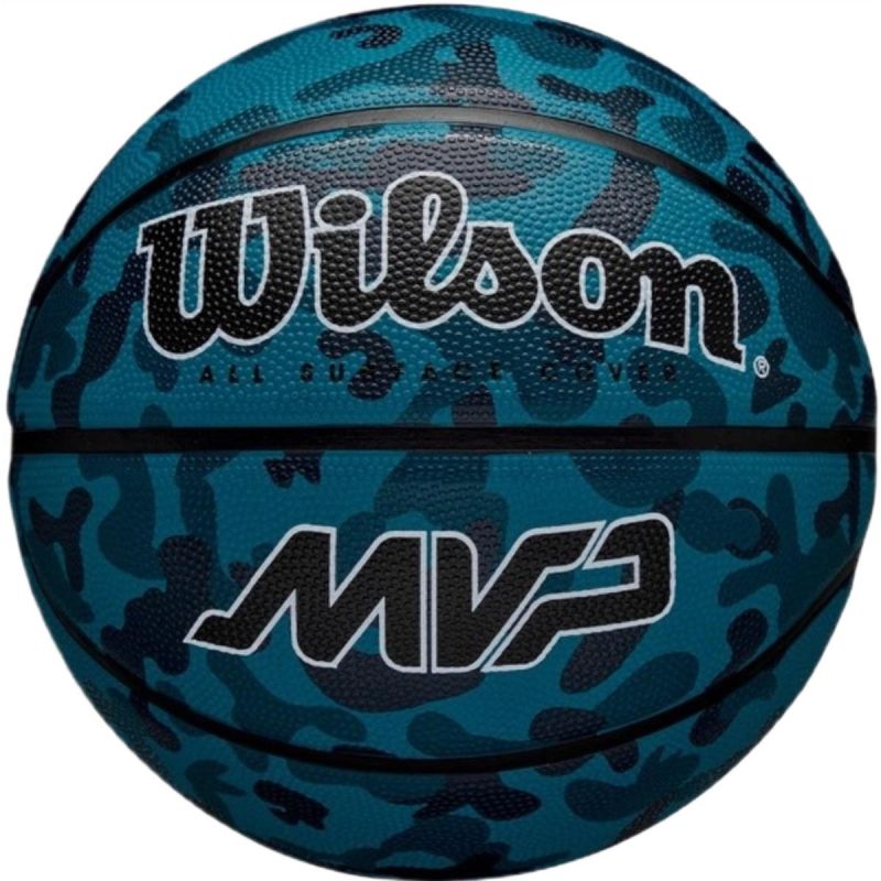 Wilson Mvp Camo Bskt Blue Basketball Size kék kosárlabda GSP-859042