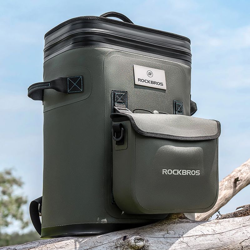 Rockbros Thermal Backpack with Insulation 20l - Green zöld backpacks, tourist equipment
