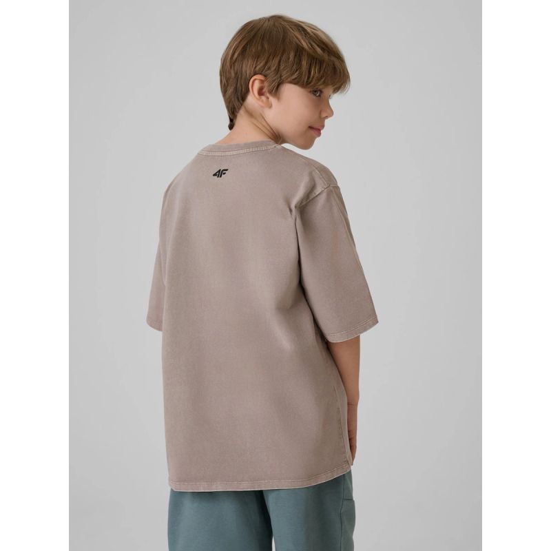4F Boy's loose T-shirt with print 158/164 ruházat 4FJRSS26TTSHM4279-25S
