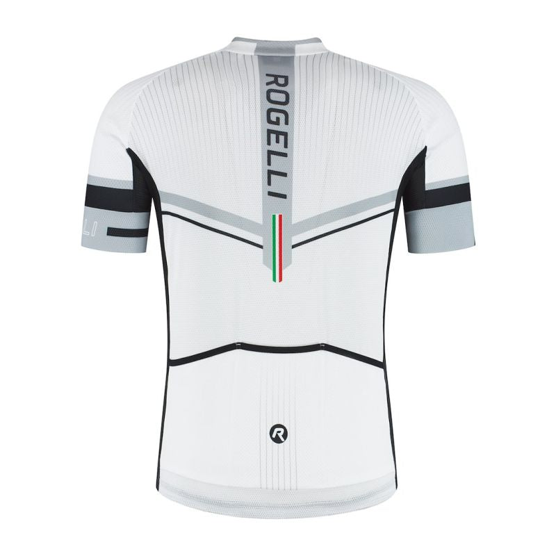 Rogelli Gara Mostro II Jersey White-Silver szürke kerékpáros ruha SIRS1000000.100.L