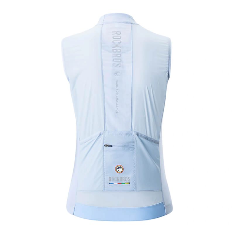 Rockbros ROAD TO SKY women's lightweight breathable cycling vest M - blue m \ niebieski vests