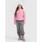 4FWarm oversize fleece with stand-up collar for girls 4F 4FJRAW25TFLEF441-54S pulóver