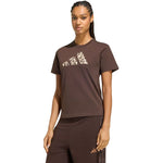 Adidas Animal Graphic Women's T-Shirt Brown 2xs ruházat KT2676