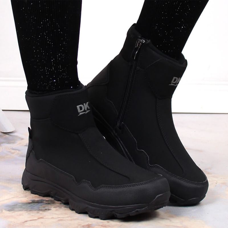 Inny DK Jr DK58A Waterproof Insulated Snow Boots, Black Túracipő