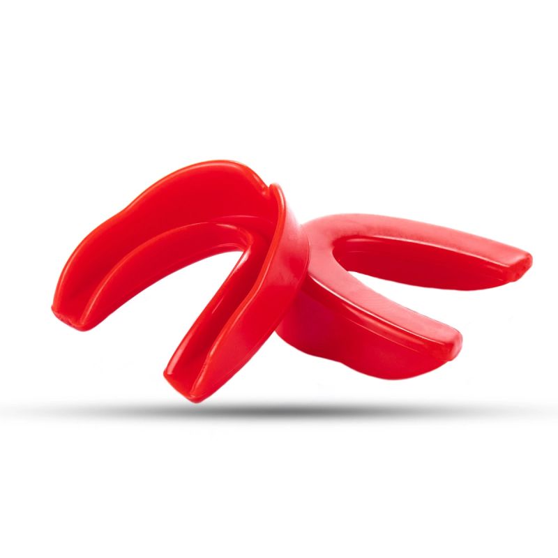 DBX Bushido Mouthguard + box - red | Standard piros protectors and knee pads