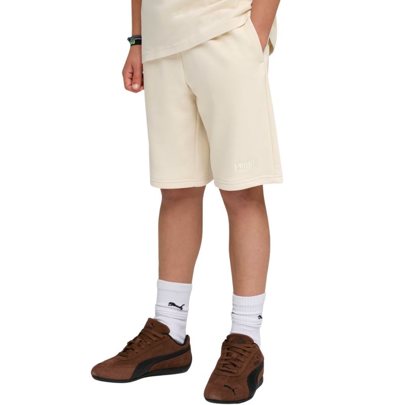 Puma ESS Small No. 1 Logo Beige Kids 692974 bézs rövidnadrág 69297487
