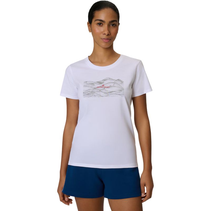 4F Women's T-shirt F2785 10S fehér ruházat 4FWSS26TTSHF278510S