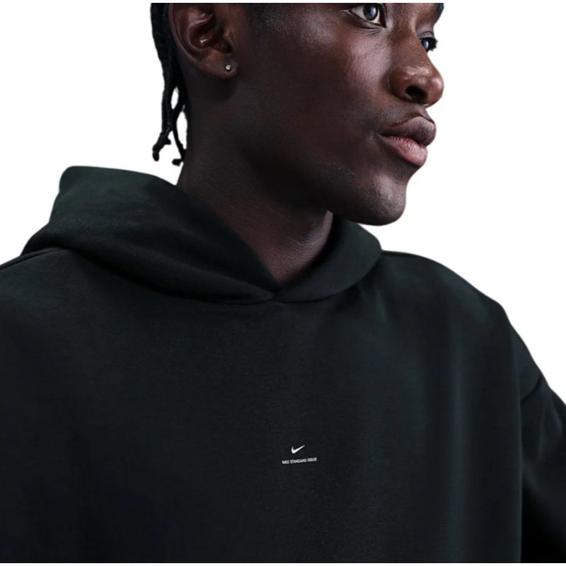 Nike Hoodie Standard Issue Therma-FIT Brushed sweatshirt - IM5918-010 fekete kapucnis pulóver