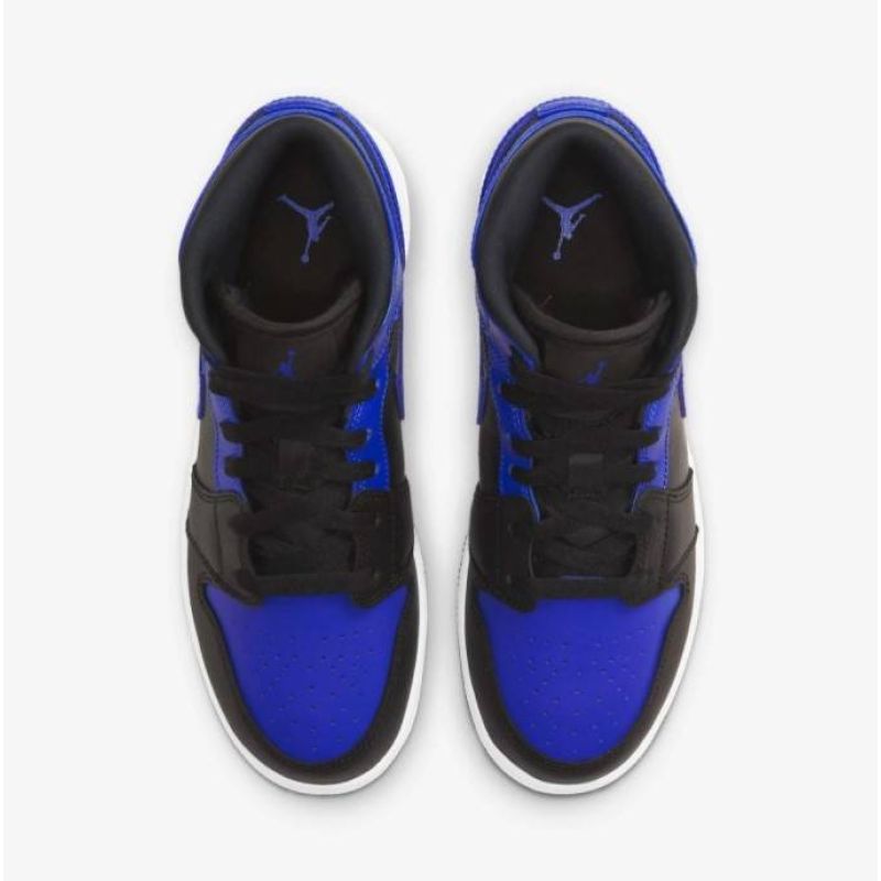 AIR Jordan 1 Mid Hyper Royal GS Kids' - cipő