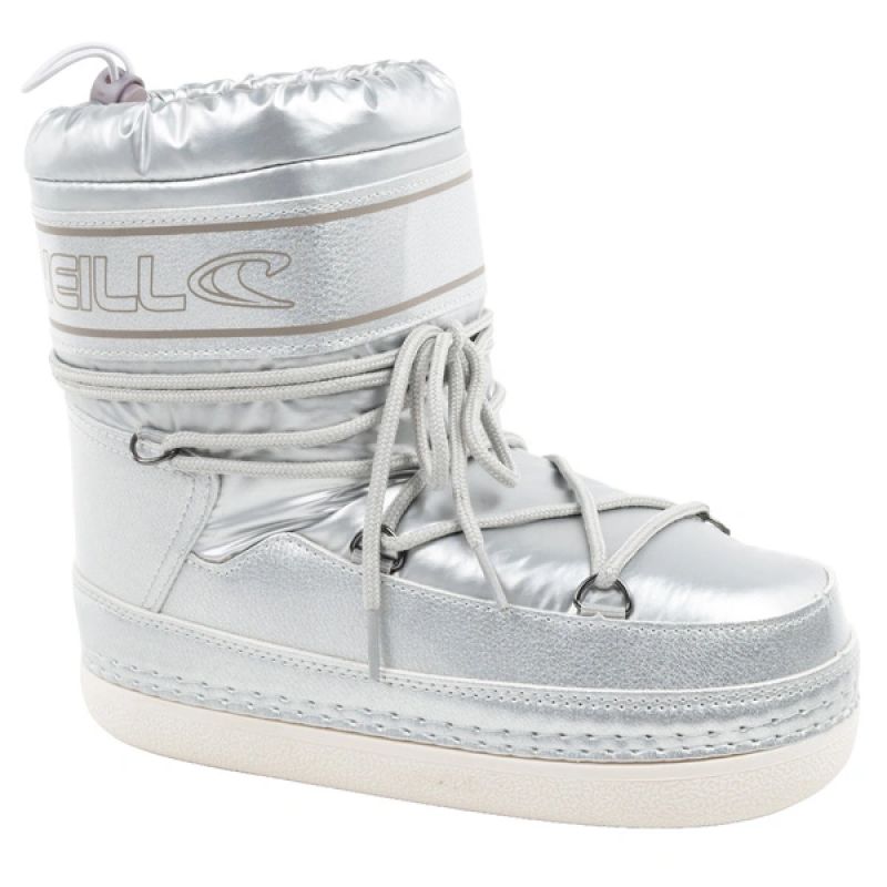 O'Neill Lisa High Women's Silver Insulated Winter Snow Boots szürke női cipő 90263017.99S