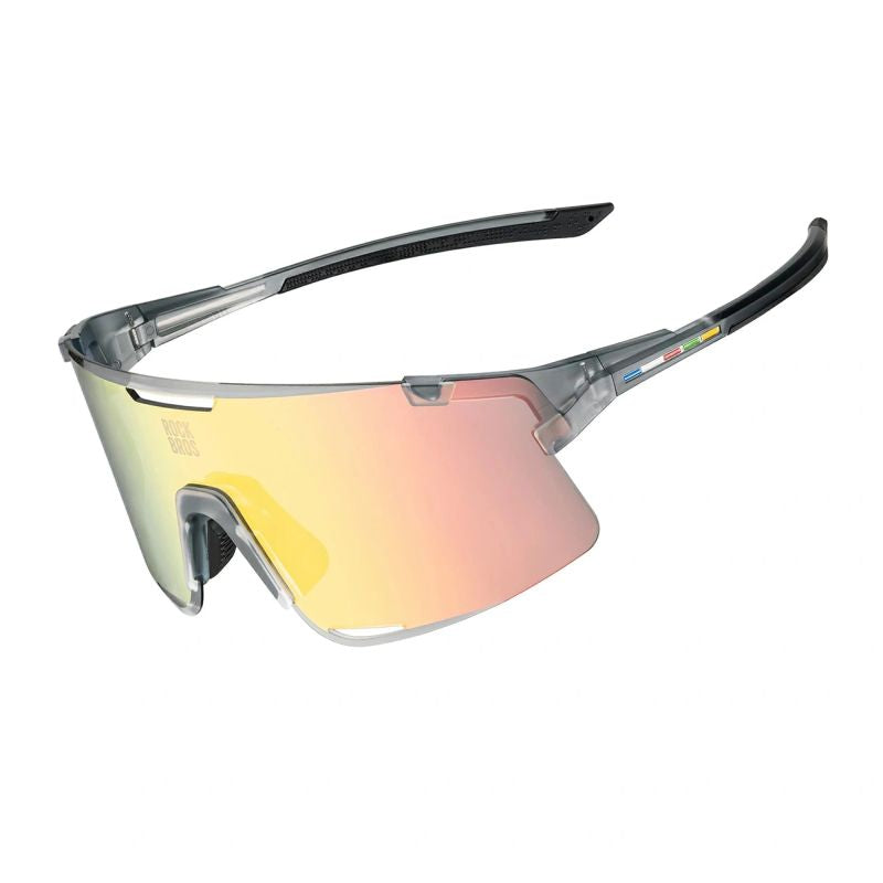 Rockbros SP338 ROAD TO SKY Cycling Glasses with Interchangeable Lenses - Gray szary training equipment