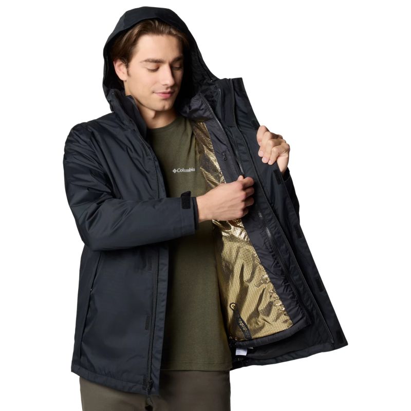Columbia Oak Harbor Interchange Jacket 2090162010 Black L Ruházat