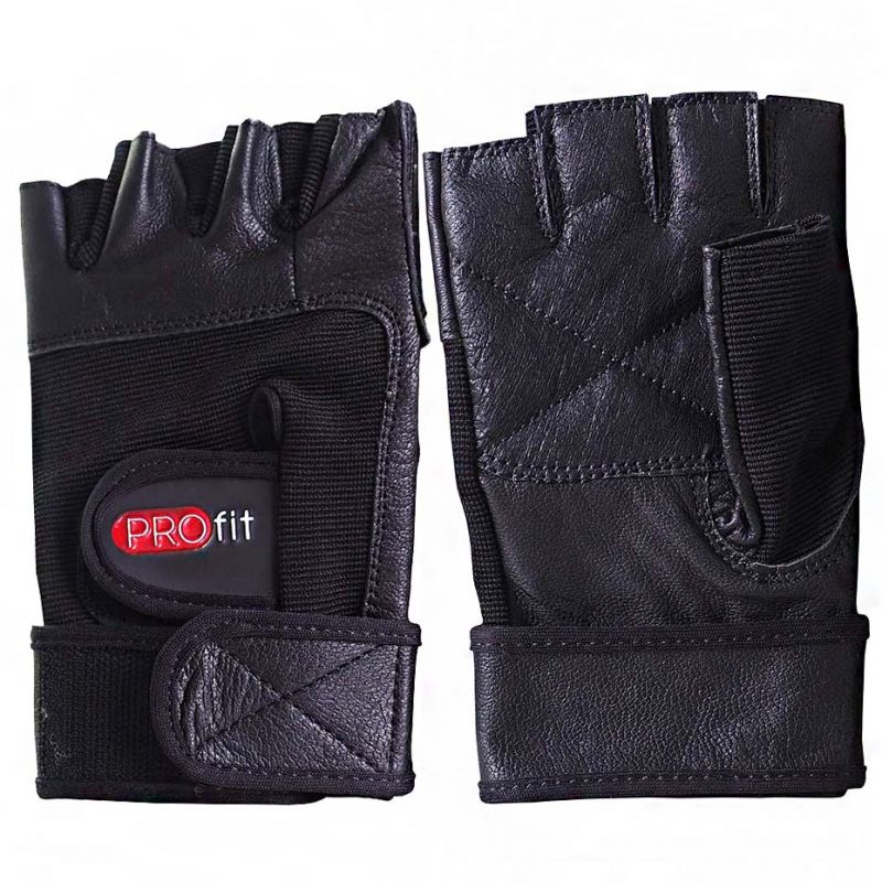PROfit Pro Bodybuilding Gloves Black 1615 Kesztyű