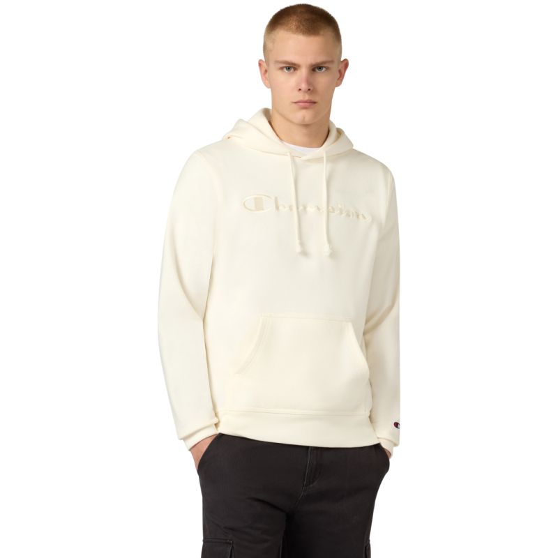 Champion Hooded Sweatshirt Cream 220782 YS084 bézs kapucnis pulóver