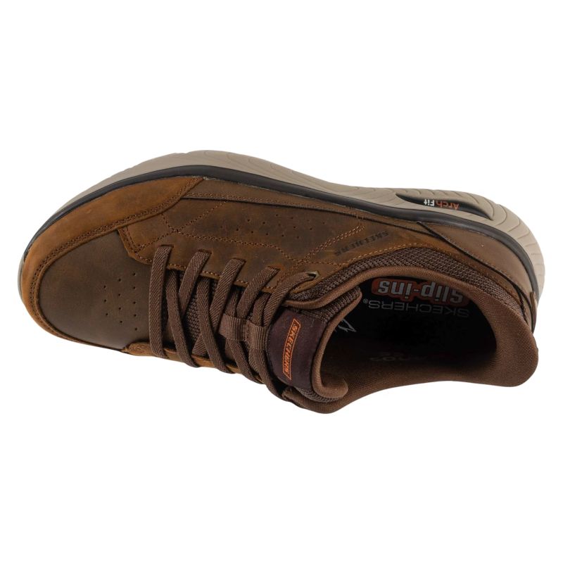 Skechers Arch Fit Crosser – Felix Brown, Size barna utcai cipő 205656-CDB