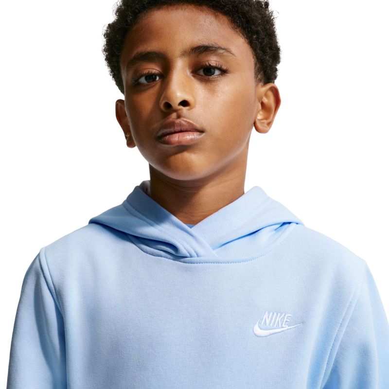 Nike Sportswear Club Fleece Kids' Sweatshirt, Light Blue,