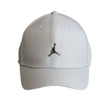 AIR Jordan Rise Structured Metal Jumpman Cap Gray - m/l hats, caps