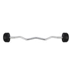 HMS Rubber-coated barbell/curl bar GSL-50 50 kg súlyzó 17-58-020