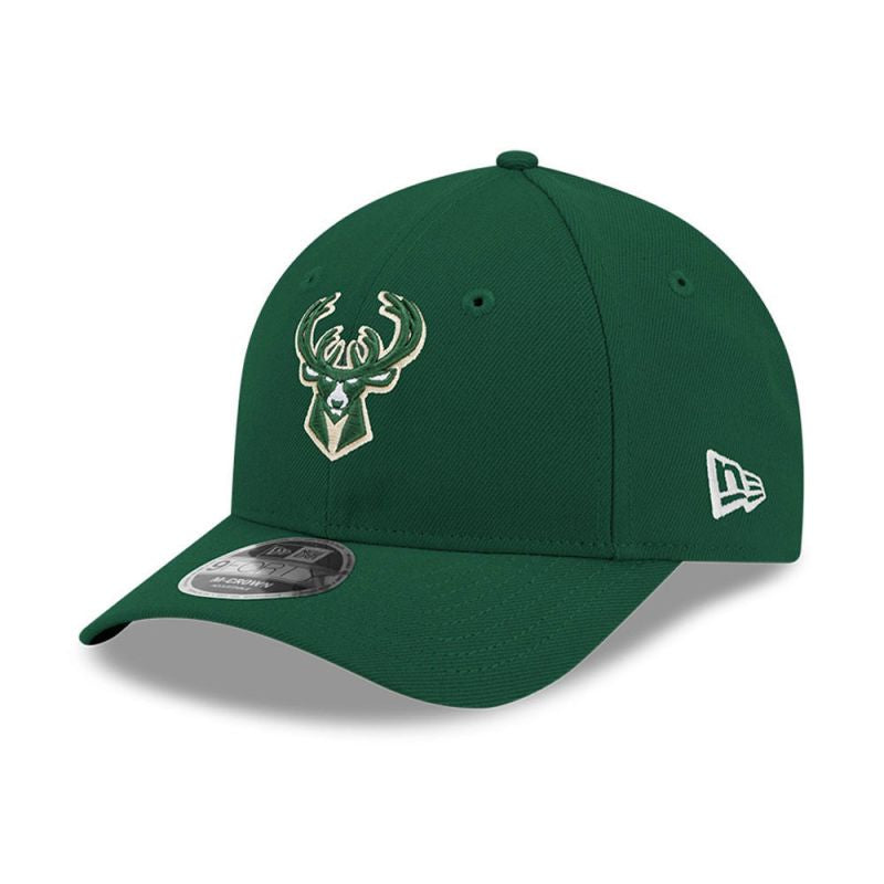 New Era 9FORTY Milwaukee Bucks NBA Team M-Crown Dark Green Snapback Cap - uniwersalny baseball sapka