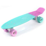 Meteor PLASTIC SKATEBOARD MATT pink and minth/minth and pink/ fehér skateboards