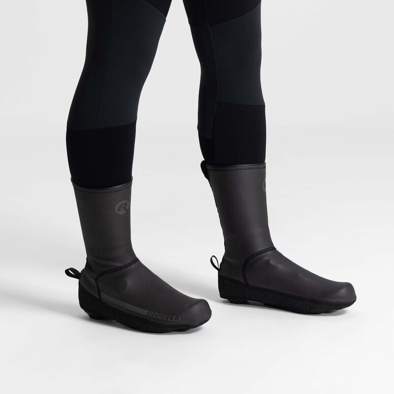 Rogelli ARTEC shoe covers black fekete protectors and knee pads