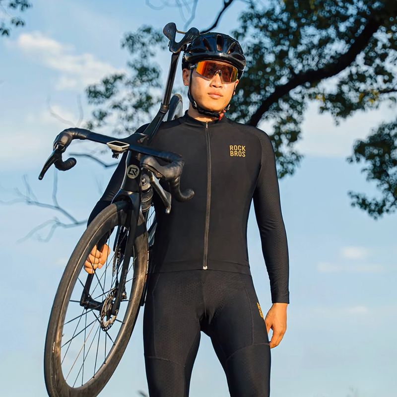 Rockbros Diamond Fall/Winter Cycling Size XL - Black czarny \ xl dzseki
