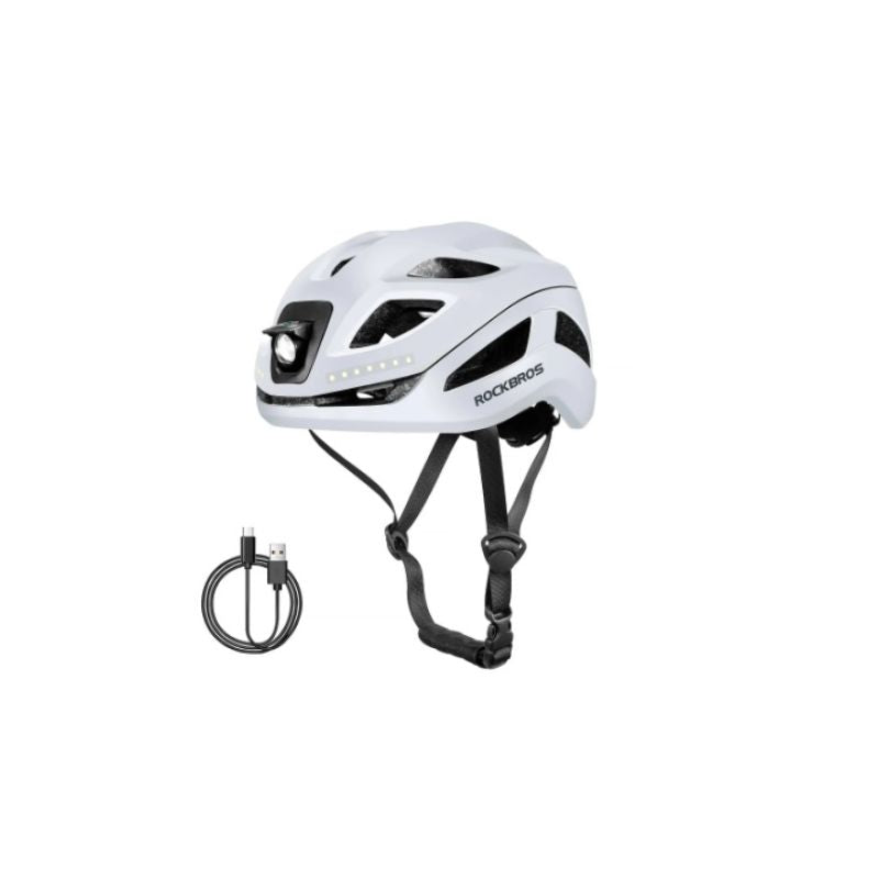 Rockbros bike helmet with USB light