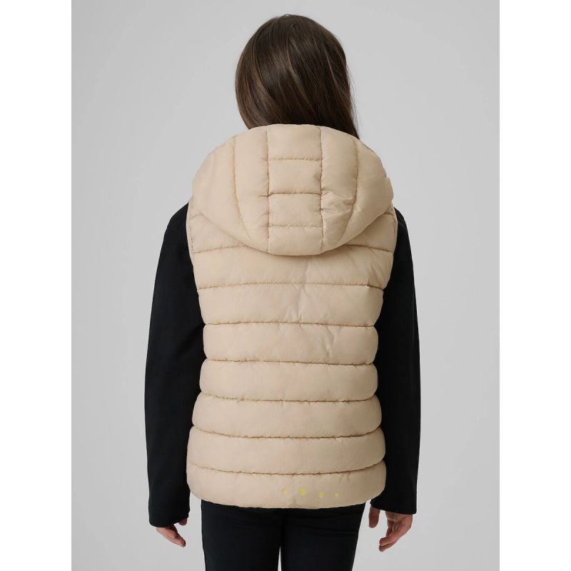 4F Girls' vest with synthetic filling gyerek mellény 4FJRSS26TVJAF396-83S