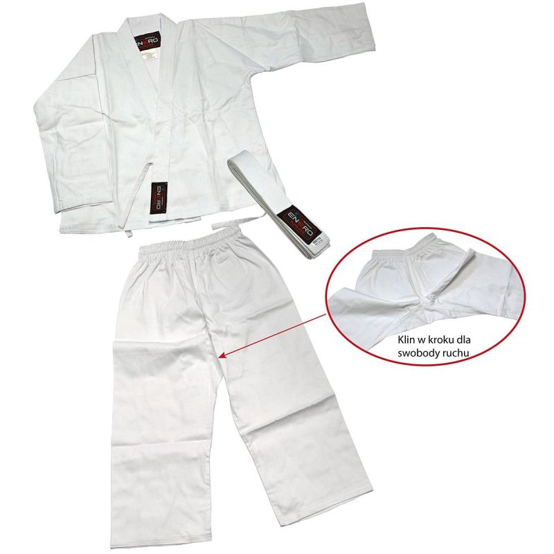 Enero Kimono Professional Karate 170cm 8oz fekete kimonos