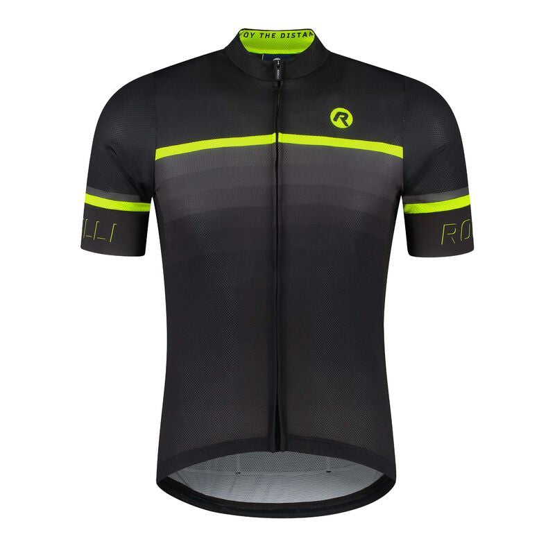 Rogelli HERO II T-shirt Black-Fluorescent fekete póló