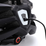 Wozinsky MTB Bike Helmet with Removable Visor and Rear USB Light M - Black czarny védőfelszerelés HT-28VCB-199803