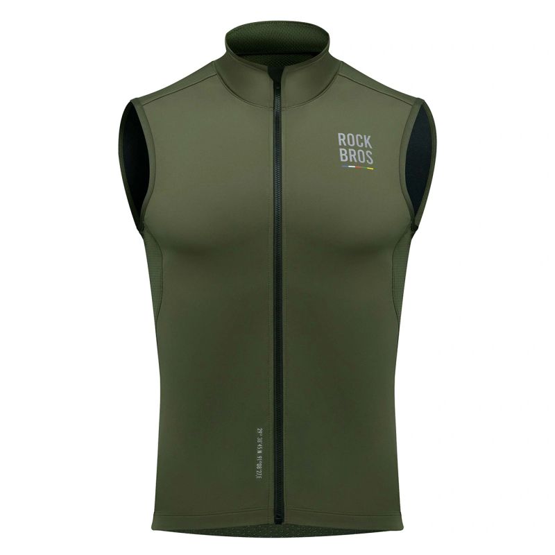 Rockbros ROAD TO SKY insulated windproof vest S - green s \ zielony vests