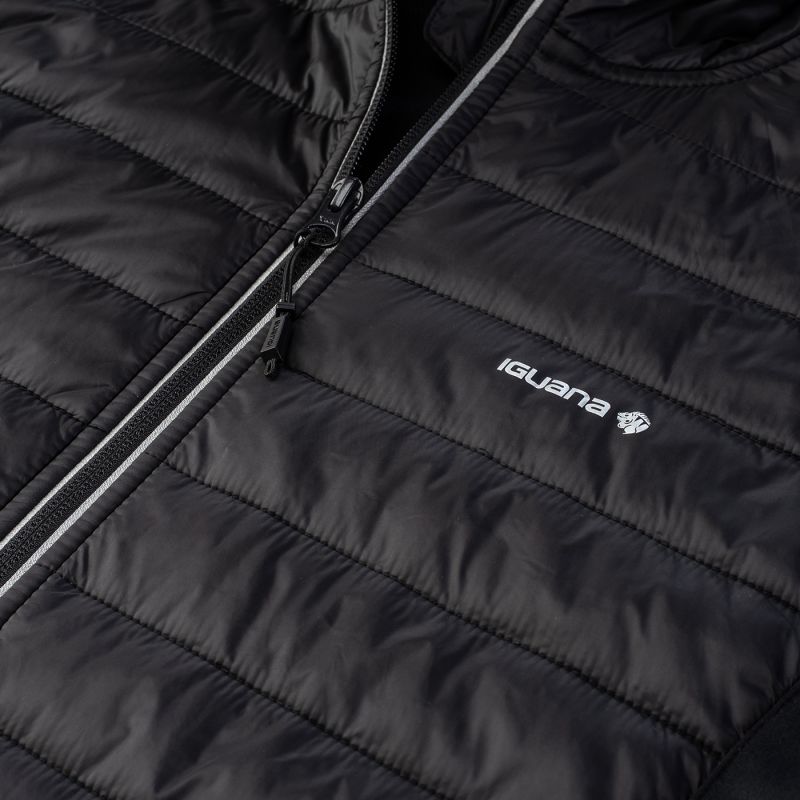 Iguana Guelo quilted fekete dzseki 92800622538