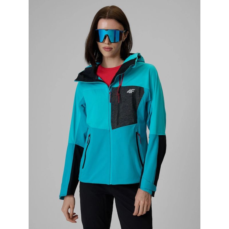 4F PRO windproof softshell jacket, 10000 membrane, women's női dzseki 4FWSS26TSOFF542-48S