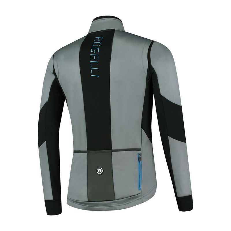 Rogelli BRAVE winter gray- kék dzseki