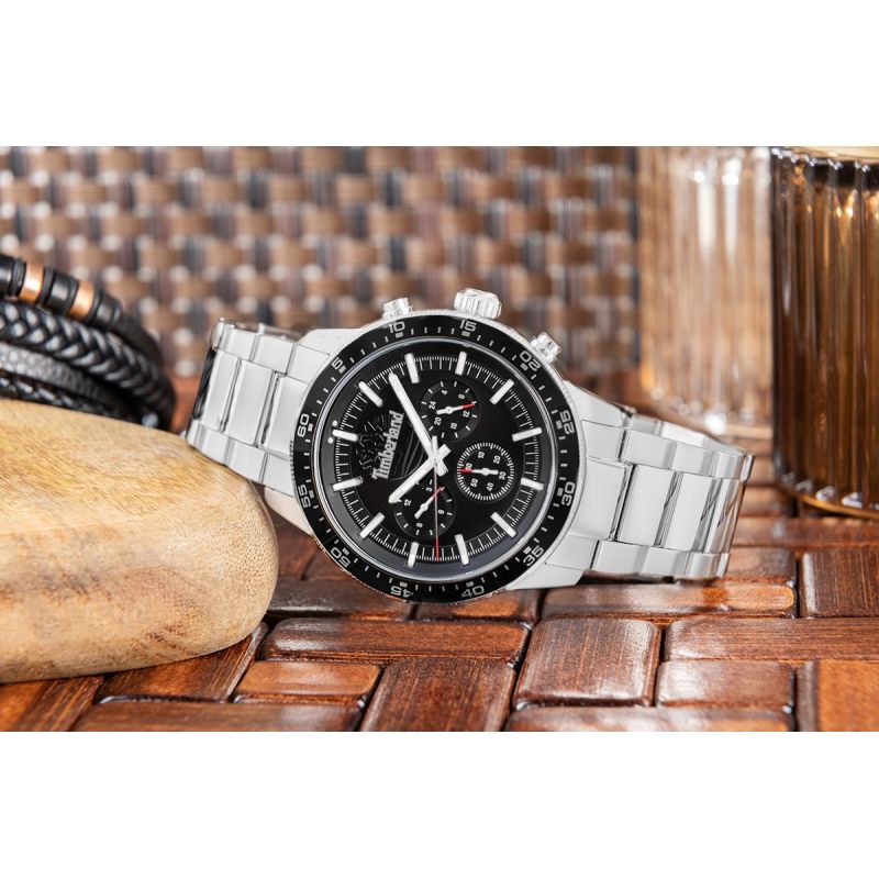 Timberland Parkman Dual Time Men's Watch + BOX utcai cipő TDWGK0041302
