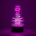 IIHF World Championship IA Sosnowiec 2026 decorative lamp