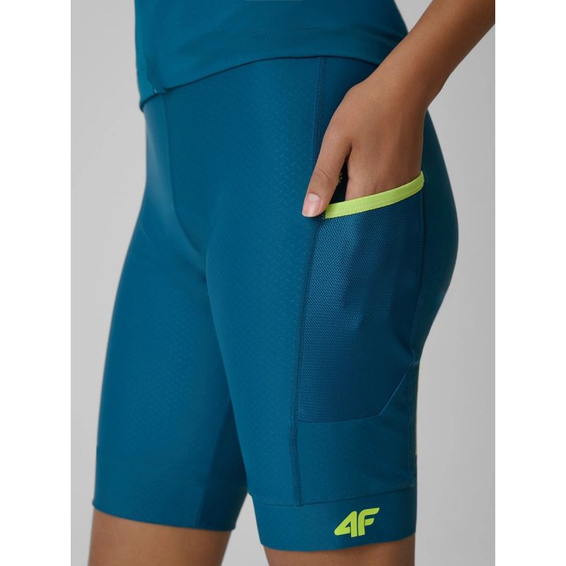 4F Women's cycling with foam and gel pad short