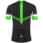 Rogelli Gara Mostro II Jersey Black-Green 2XL zöld kerékpáros ruha SIRS1000000.400.2XL