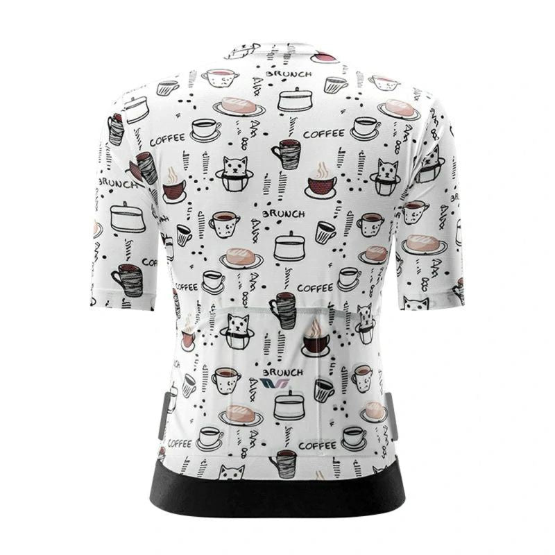 Rockbros 15110005003 Sleeve Cycling Jersey - White fehér póló 15110005003-211723