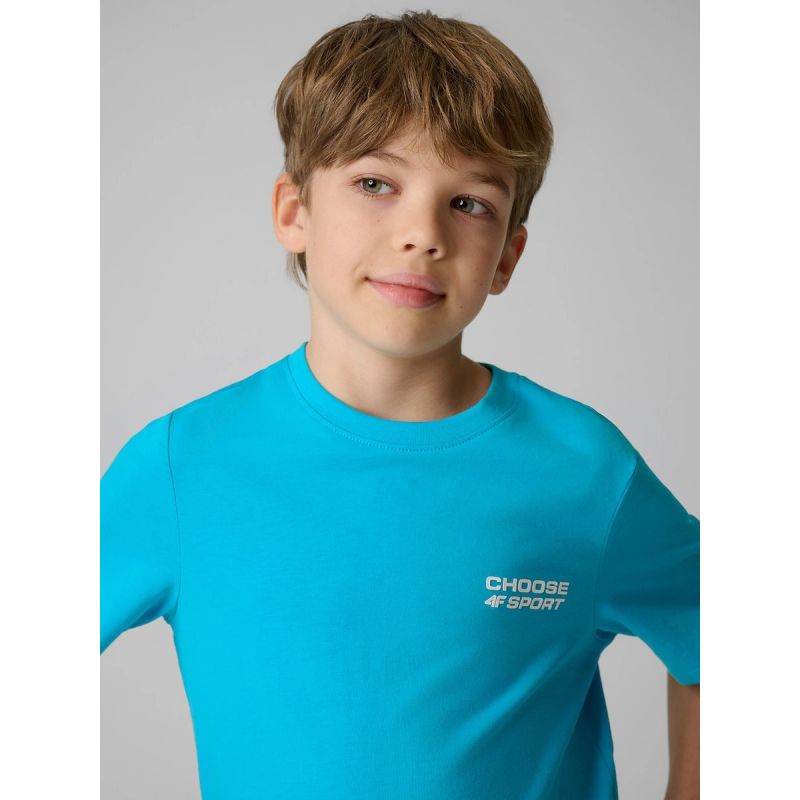 Boy's regular printed T-shirt 4F 4FJRSS26TTSHM3832-33S póló