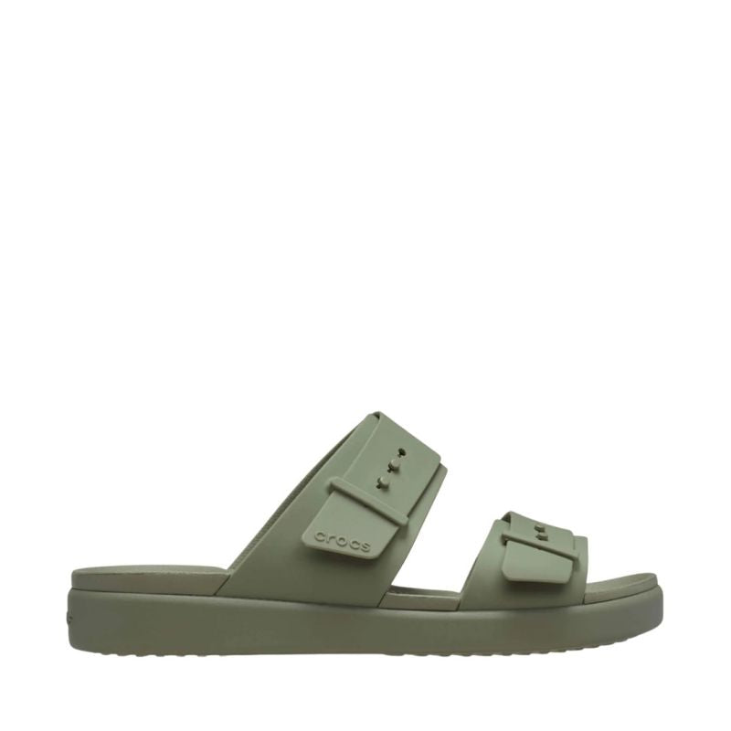 Crocs Brooklyn Buckle Low Women's Slides Green 211215 3BX zöld papucs 15928439-40