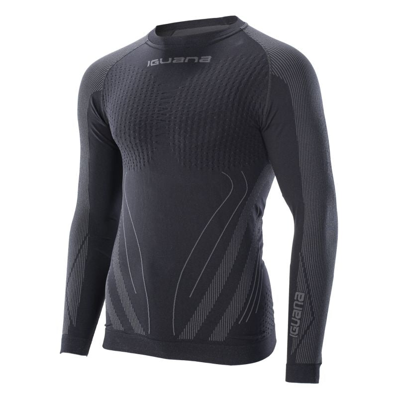 Iguana Gambit Top Thermoactive Sweatshirt fekete termoaktív ruha 92800556691