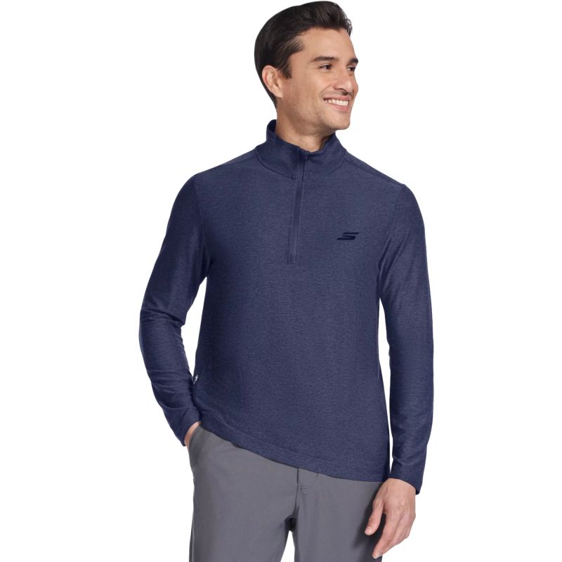 Skechers GoDri All Day 1/4 Zip Navy kék kiegészítő LT71-NVY