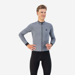 Rogelli ESSENTIAL long sleeve t-shirt graphite 2XL grafit póló