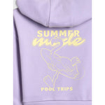 4F Girls' loose sweatshirt with hood 158/164 pulóver