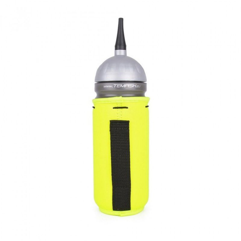 Tempish 1240000108 thermal water bottle cover czarny water bottles, covers, training equipment, tourist equipment