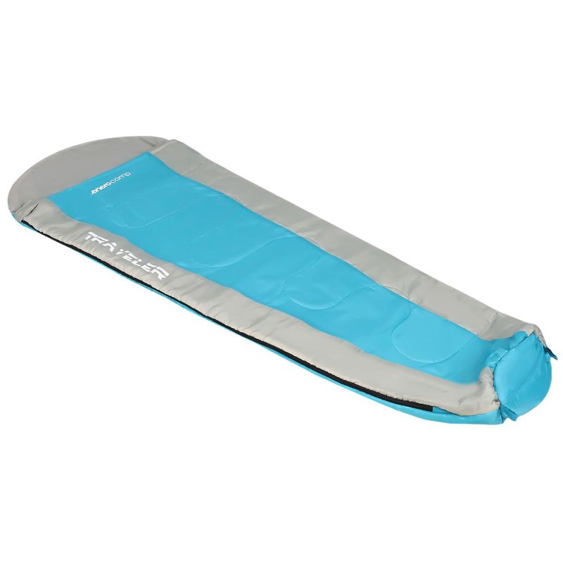 Enero Traveler Sleeping Bag /50cm Blue Grey Camp szürke tourist equipment, sleeping bags
