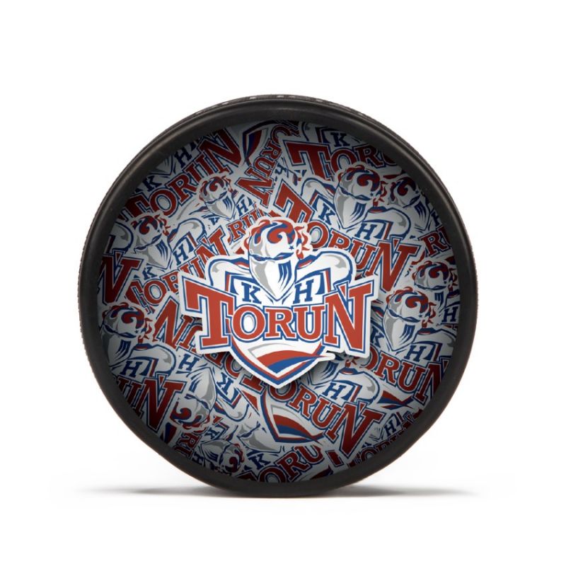 Inny KHT Toruń Clone hockey puck SREBKRCLONE Edzőfelszerelés fekete