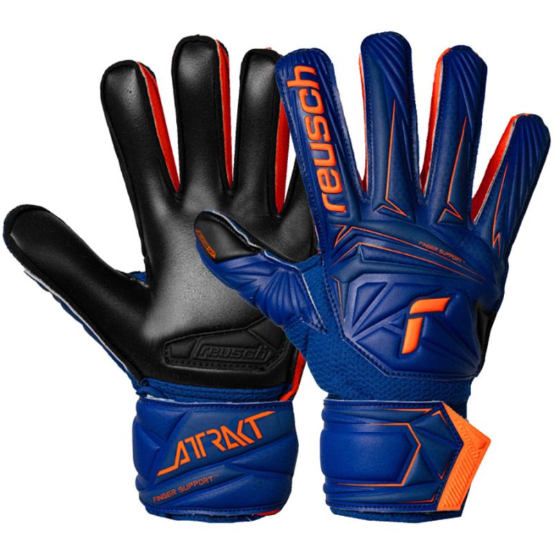 Reusch Attrakt Infinity Finger Support Junior Gloves 56 72 710 kapuskesztyű
